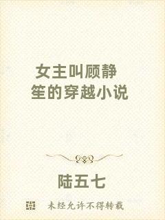 女主叫顧靜笙的穿越小說