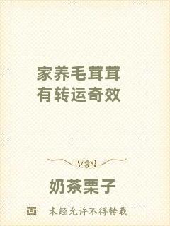 家養(yǎng)毛茸茸有轉(zhuǎn)運(yùn)奇效